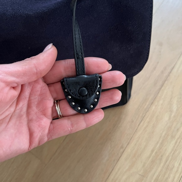 Rebecca Minkoff Black Suede and Leather Crossbody Bag - Picture 4 of 16